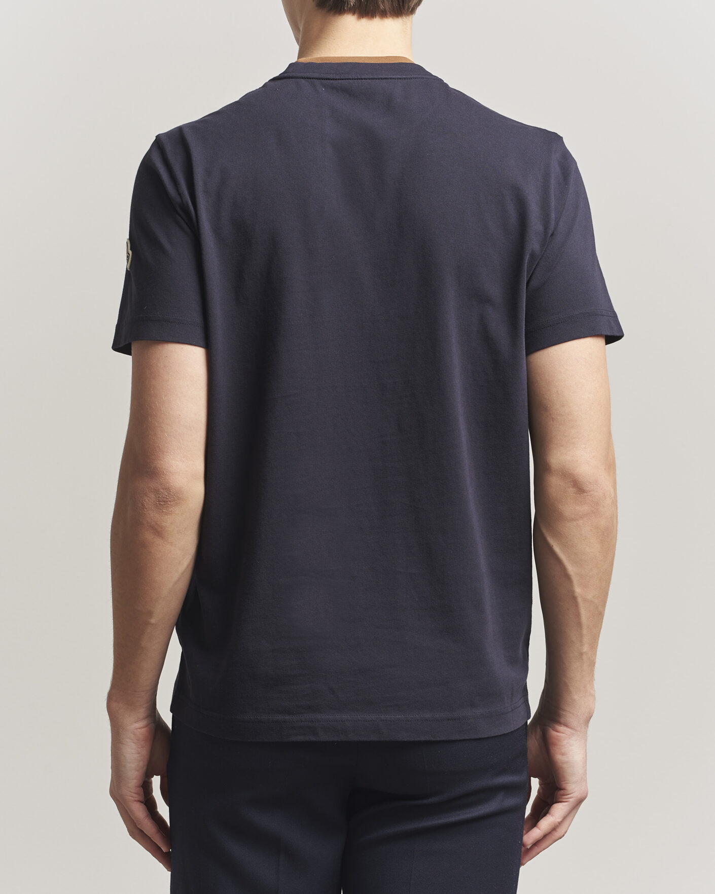 Men | T-Shirts | Moncler | Signature Logo T-Shirt Navy