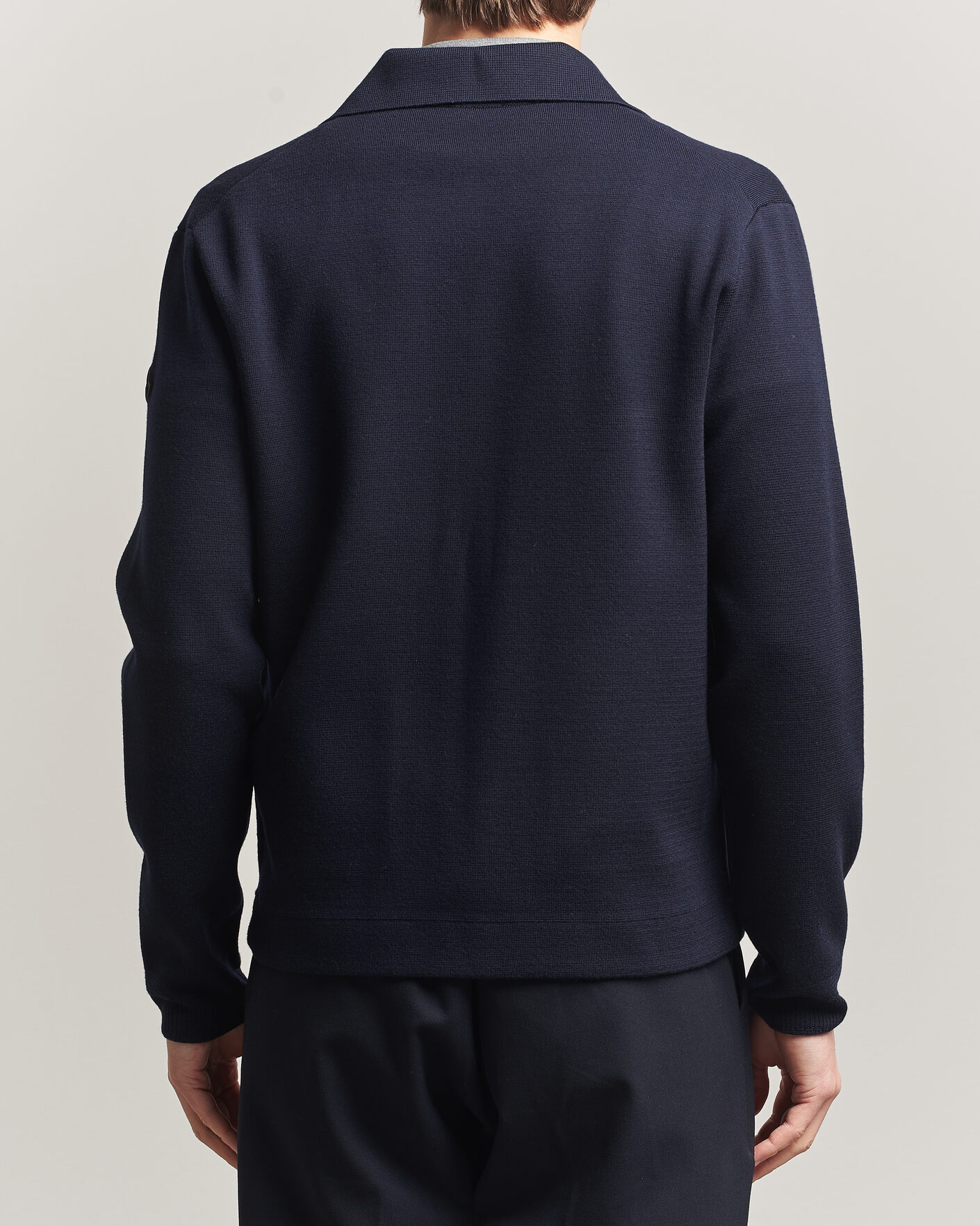 Men | Sweaters & Knitwear | Moncler | Zip Wool Cardigan Navy