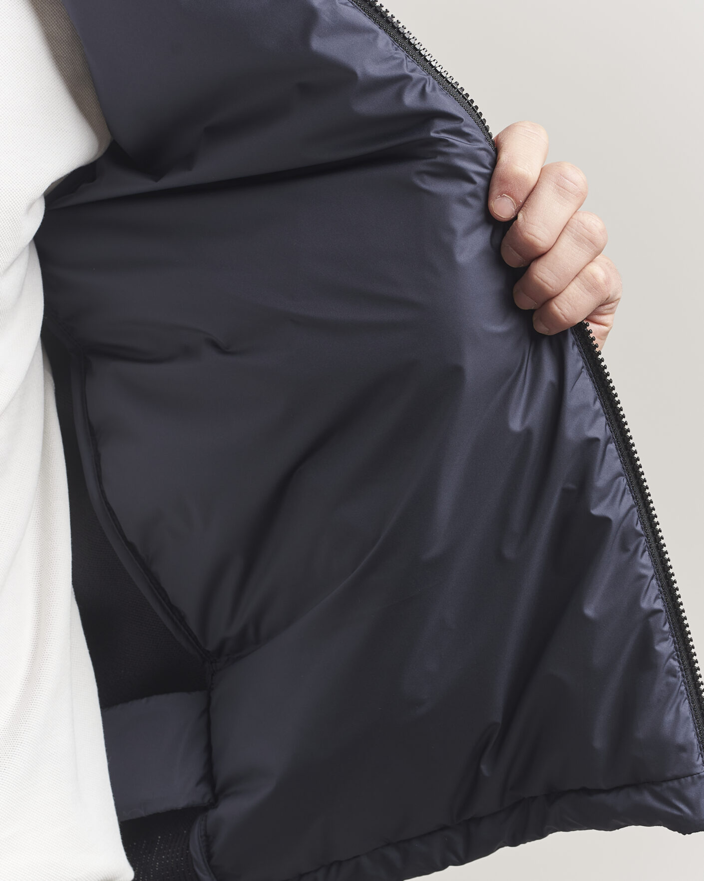 Men | Coats & Jackets | Moncler | Hybrid Zip Cardigan Navy