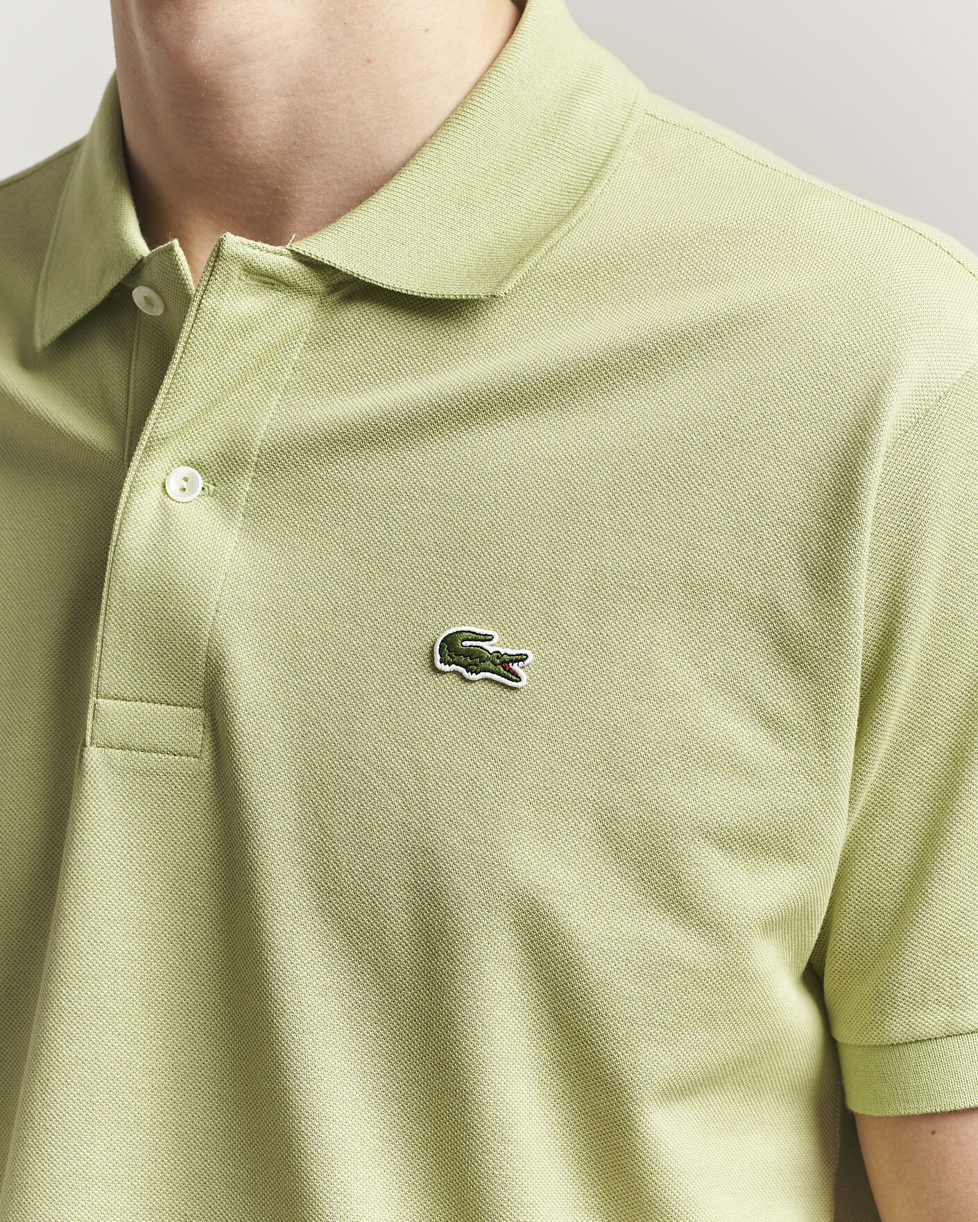 Men | Polo Shirts | Lacoste | Original Polo Piké Birch Green