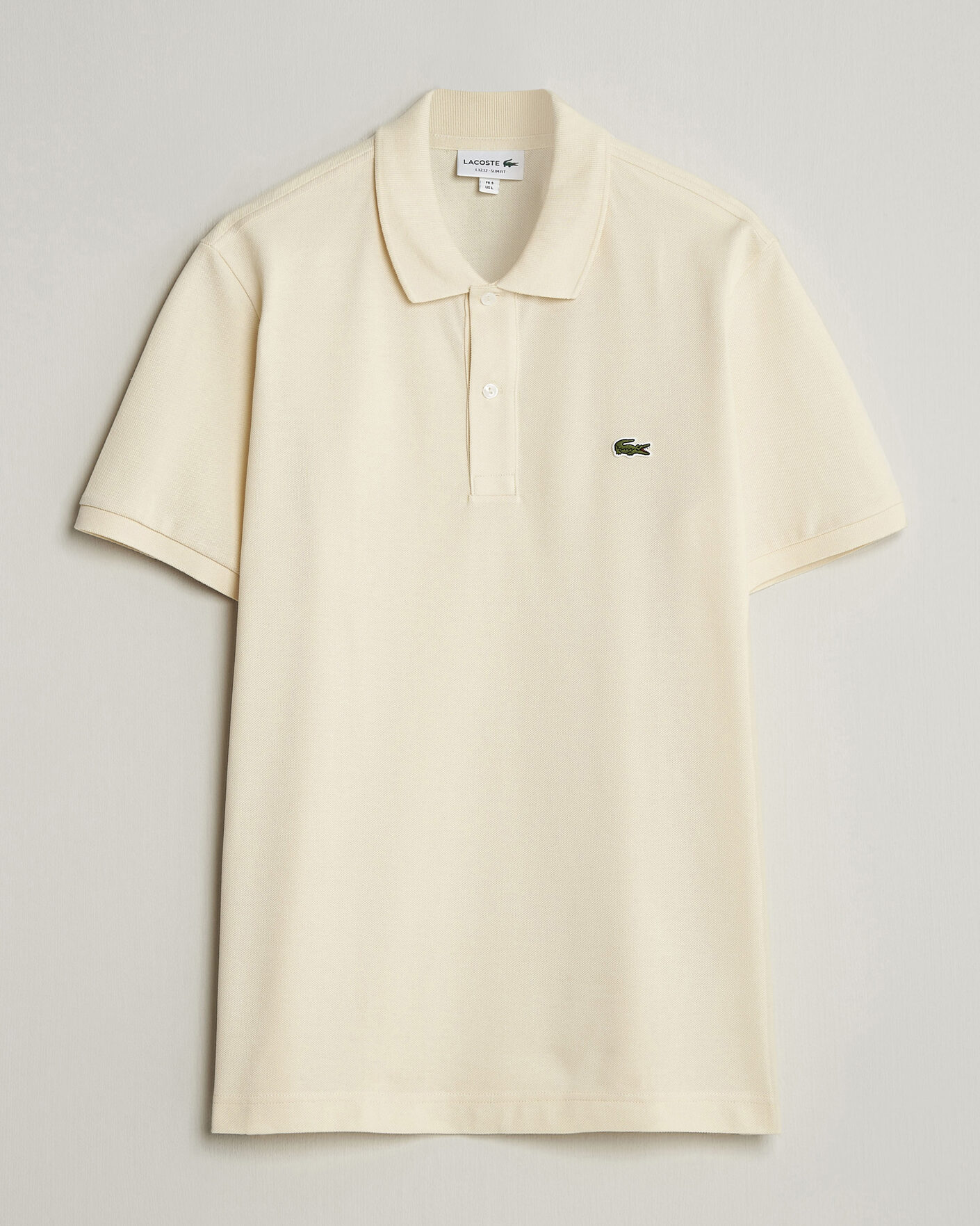 Men | Polo Shirts | Lacoste | Slim Fit Polo Piké Naturel Clair