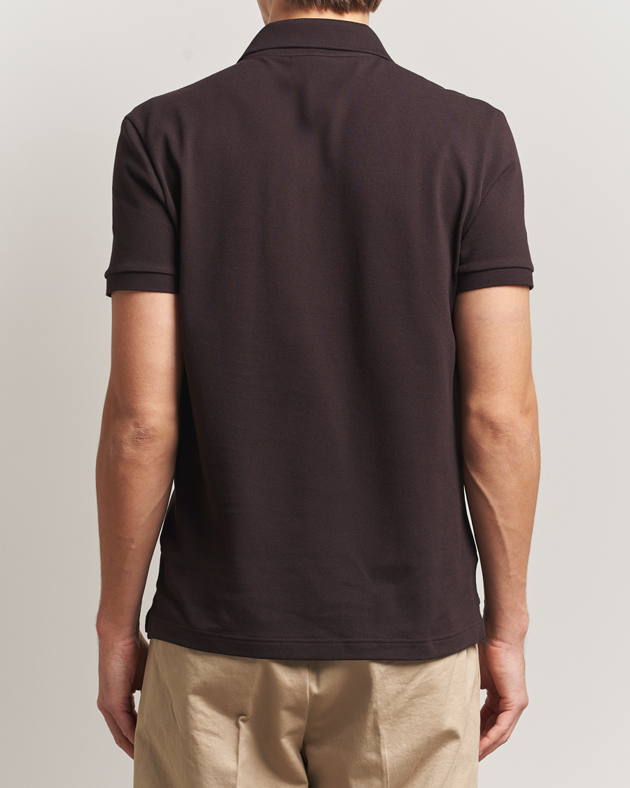Men | Polo Shirts | Lacoste | Slim Fit Polo Piké Buffle Brown
