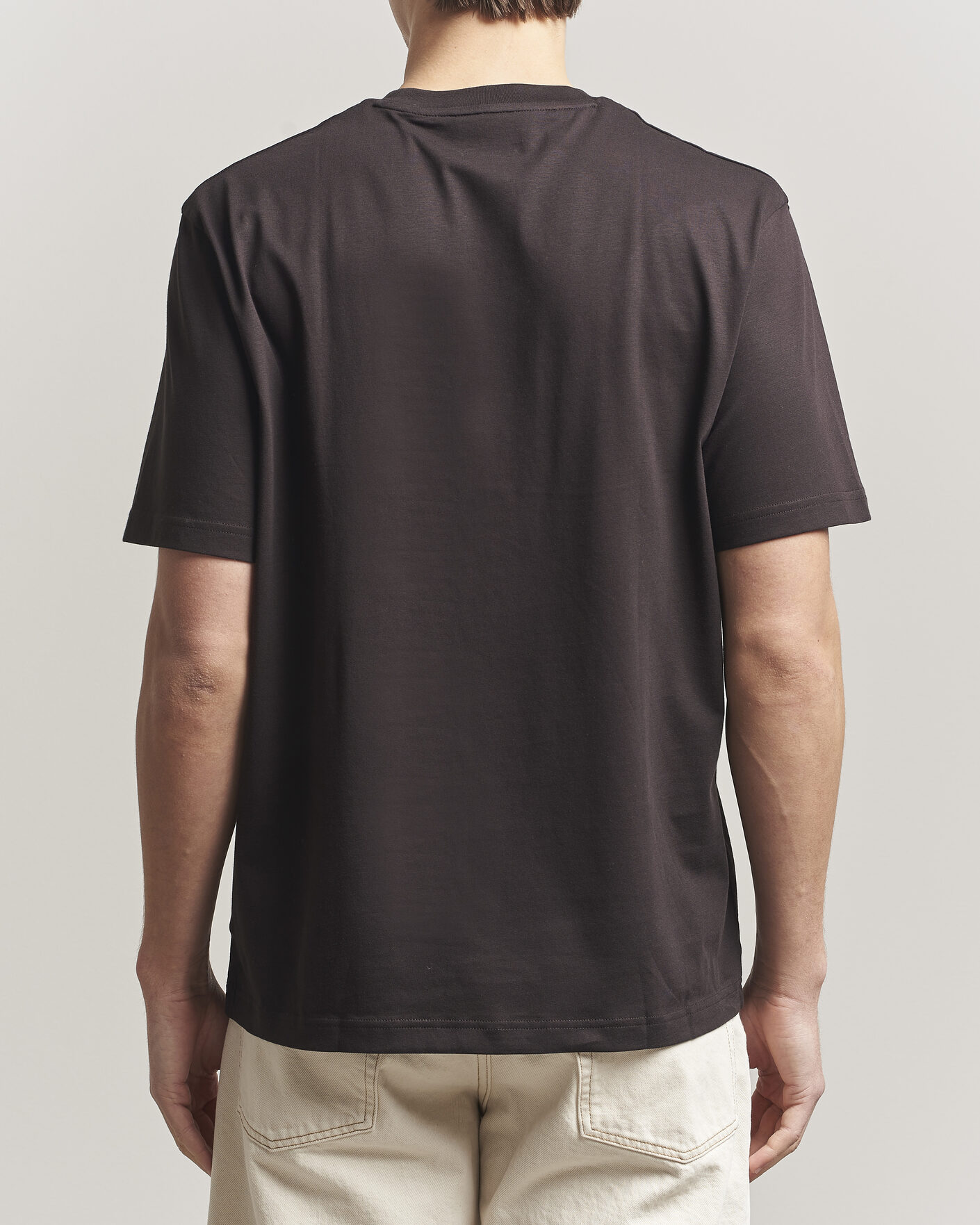 Men | T-Shirts | Lacoste | Crew Neck T-Shirt Buffle Brown