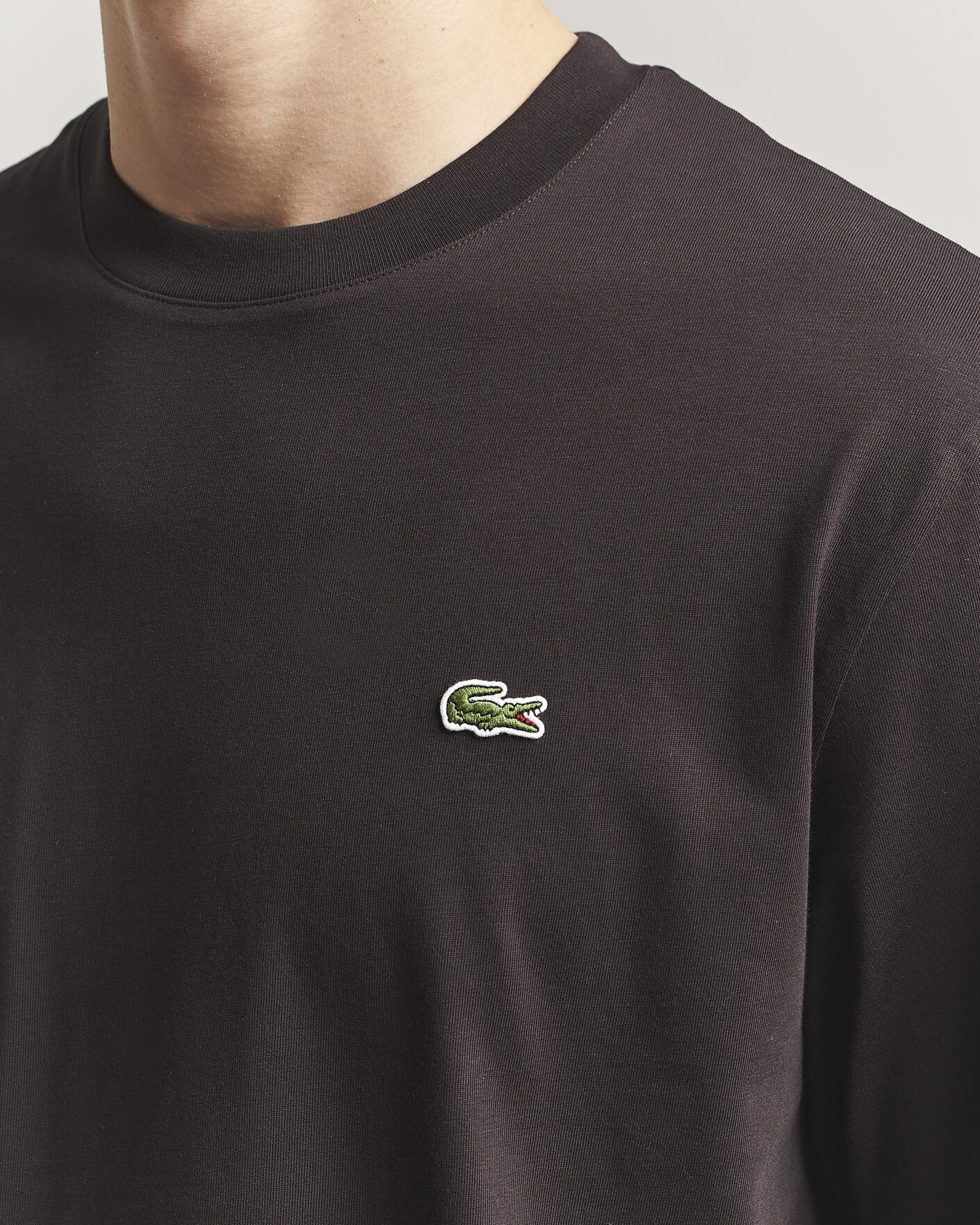Men | T-Shirts | Lacoste | Crew Neck T-Shirt Buffle Brown