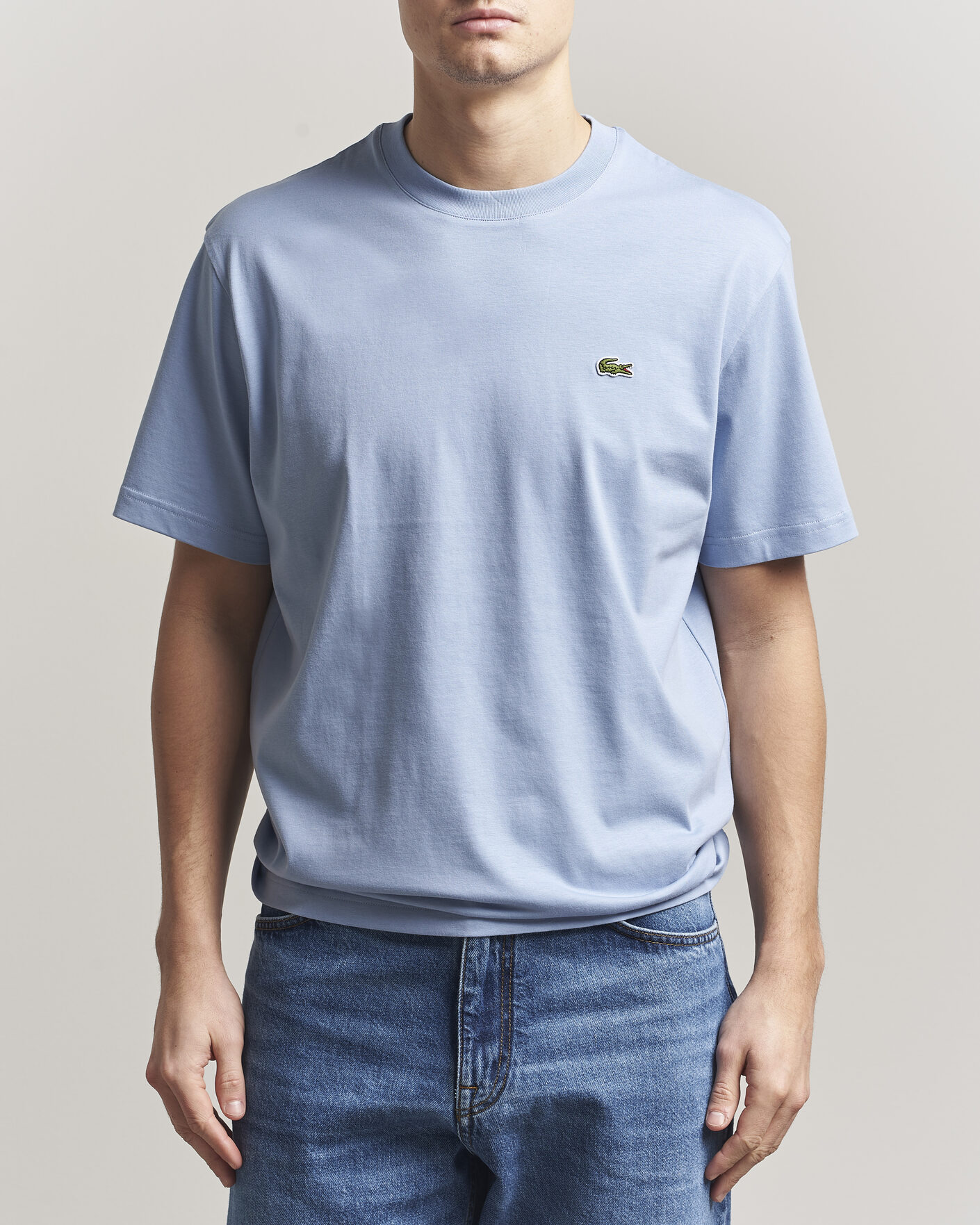 Men | T-Shirts | Lacoste | Crew Neck T-Shirt Aphylla Blue