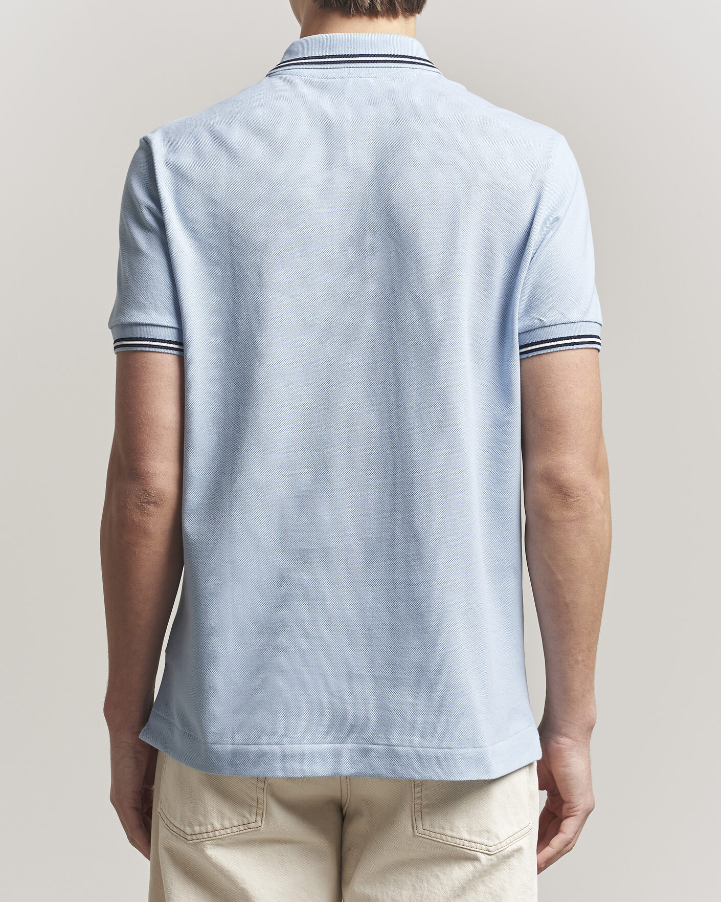 Men | Polo Shirts | Lacoste | Original Tipped Polo Piké Chambray
