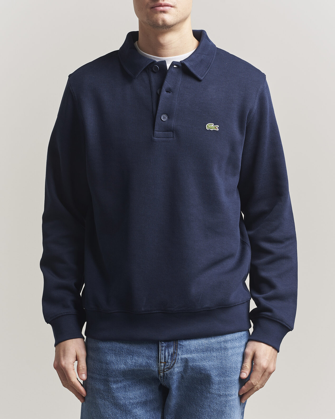 Men | Sweaters & Knitwear | Lacoste | Polo Sweater Navy Blue