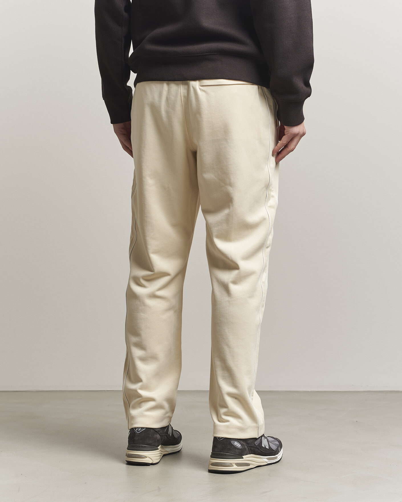 Men | Trousers | Lacoste | Piqué Track Pants Naturel Clair