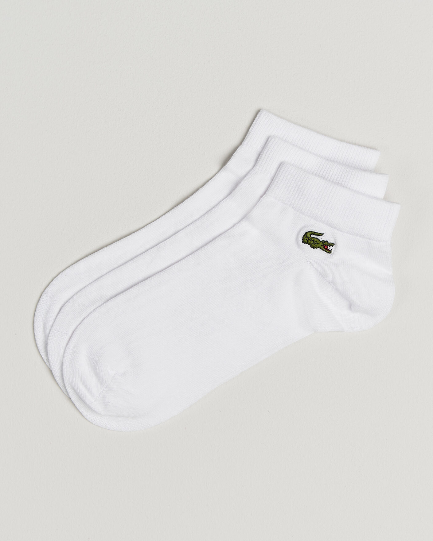 Men | Underwear & Socks | Lacoste | 3-Pack Short Sport Socks White