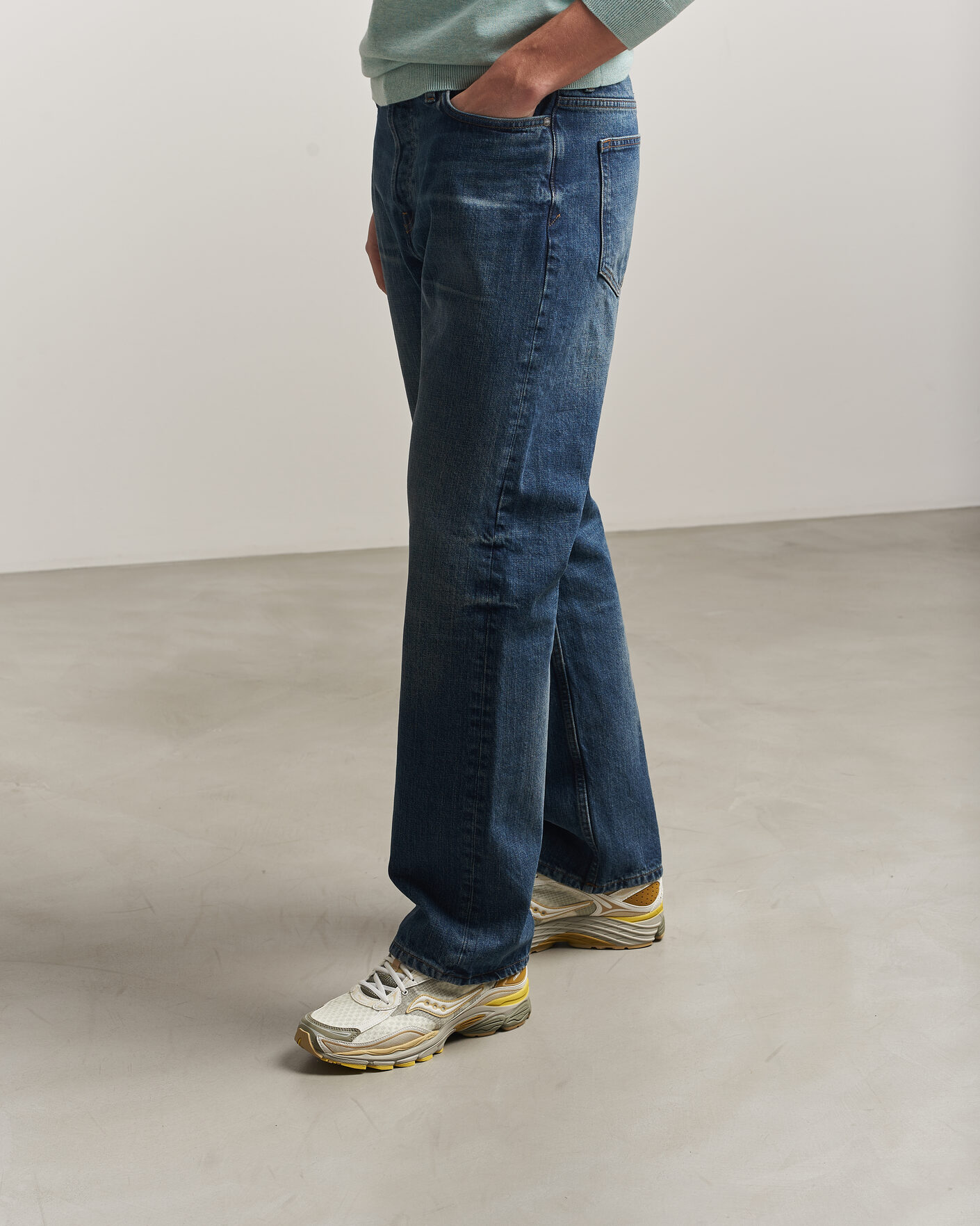 Men | Sneakers | Saucony | Progrid Omni 9 Ripstop Running Sneaker Ivory/Moss