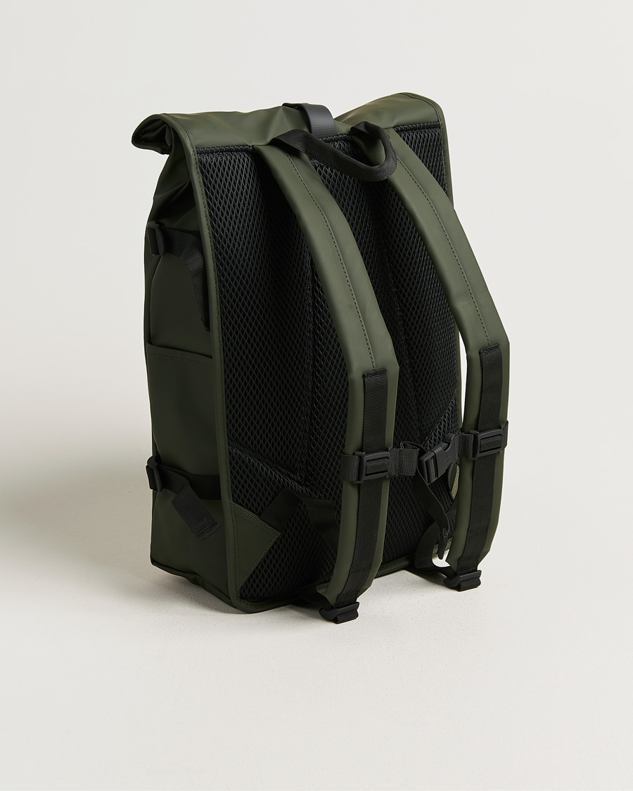 Men | Bags | RAINS | Rolltop Large Rucksack Green
