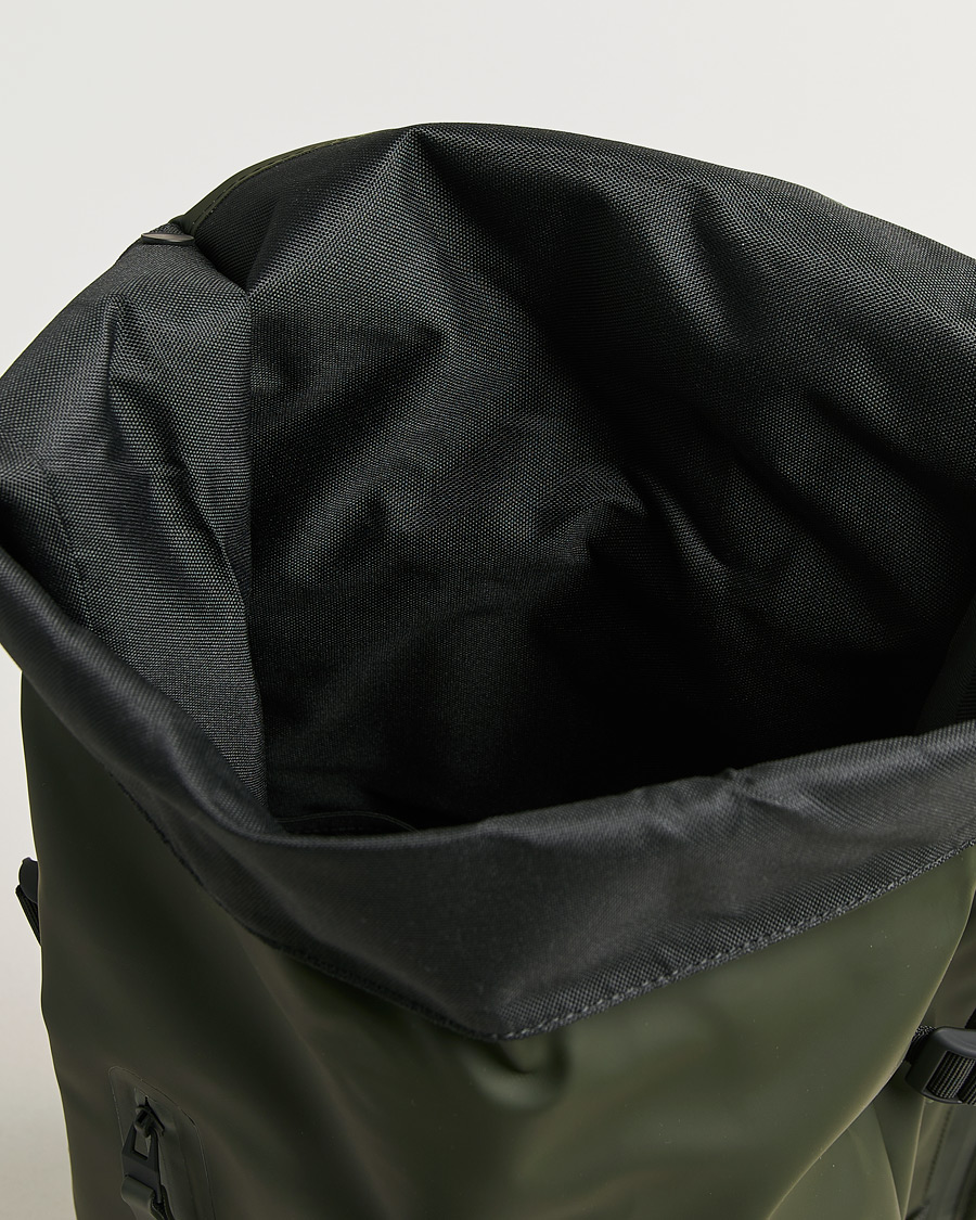Men | Bags | RAINS | Rolltop Large Rucksack Green