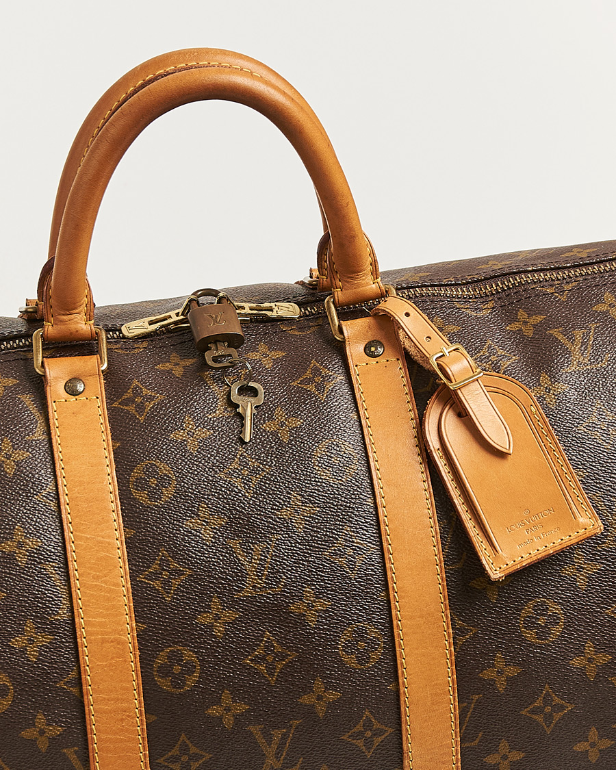 Men | Pre-Owned & Vintage Bags | Louis Vuitton Pre-Owned | Keepall Bandouliére 55 Monogram