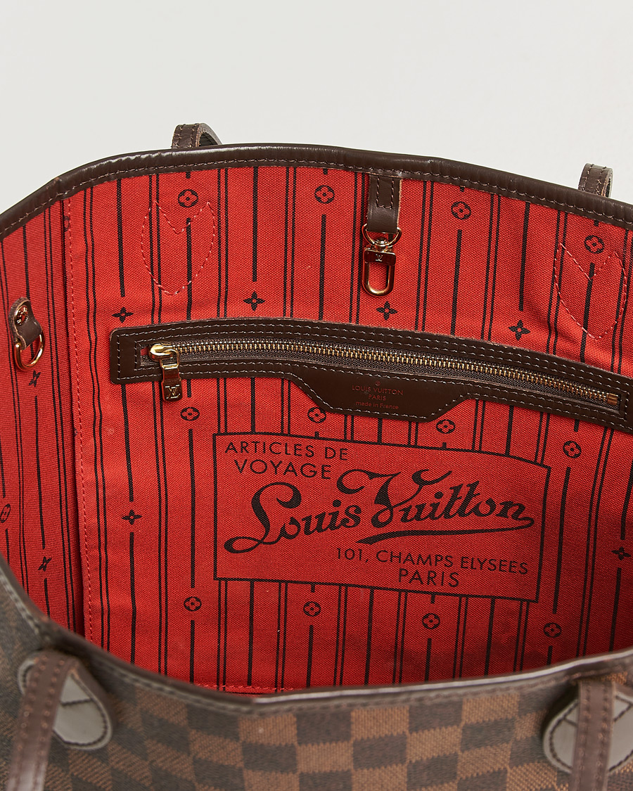 Men | Pre-Owned & Vintage Bags | Louis Vuitton Pre-Owned | Neverfull MM Damier Ebene