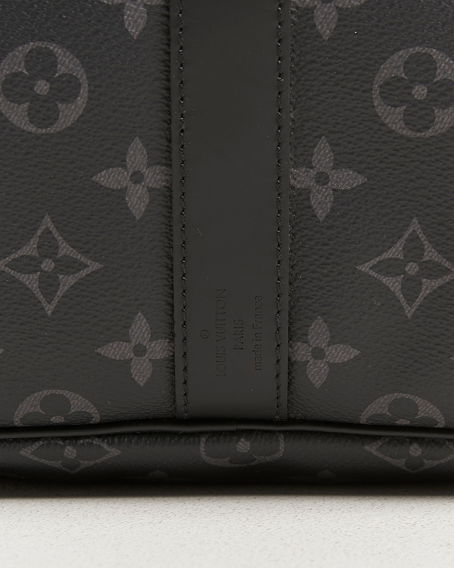 Men | Pre-Owned & Vintage Bags | Louis Vuitton Pre-Owned | Keepall Bandouliére 55 Monogram Eclipse