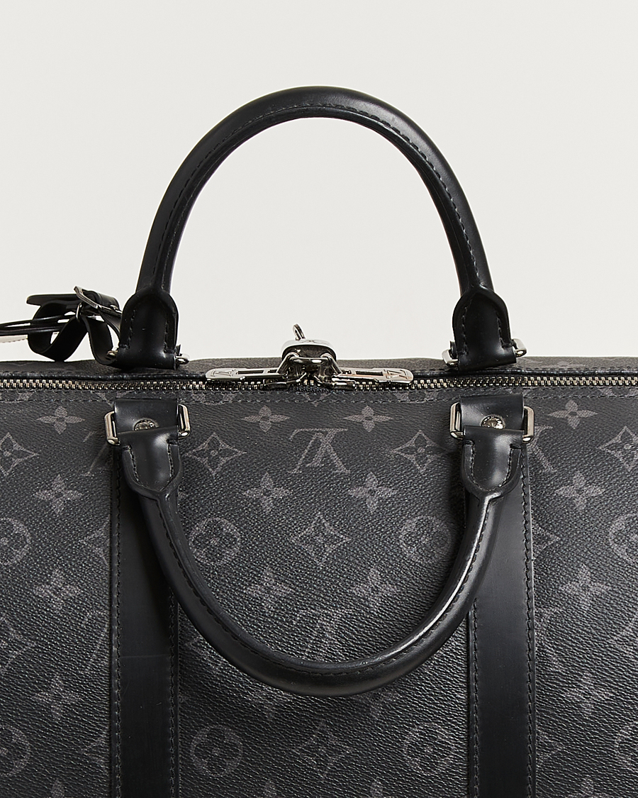 Men | Pre-Owned & Vintage Bags | Louis Vuitton Pre-Owned | Keepall Bandouliére 55 Monogram Eclipse