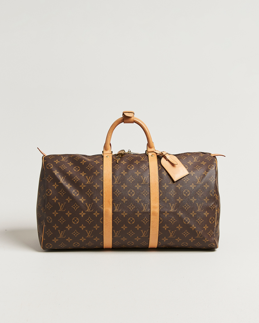 Men | Pre-Owned & Vintage Bags | Louis Vuitton Pre-Owned | Keepall 50 Monogram