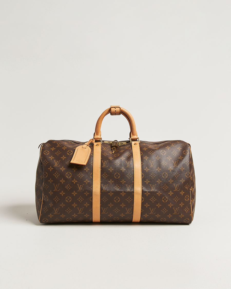 Men | Pre-Owned & Vintage Bags | Louis Vuitton Pre-Owned | Keepall 50 Monogram