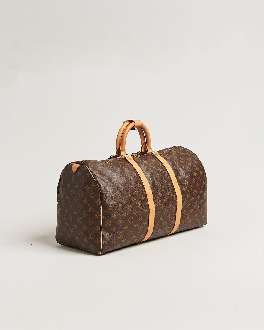 Men | Pre-Owned & Vintage Bags | Louis Vuitton Pre-Owned | Keepall 50 Monogram