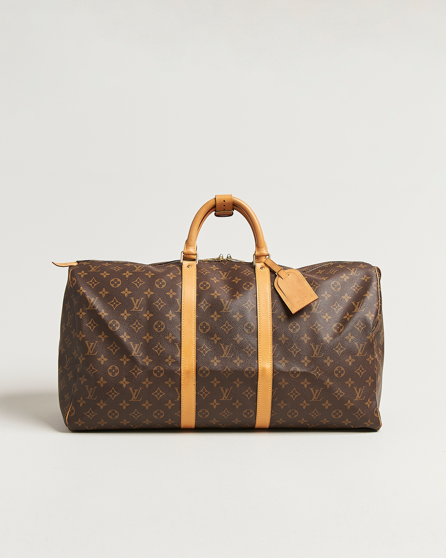 Men | Pre-Owned & Vintage Bags | Louis Vuitton Pre-Owned | Keepall 55 Monogram