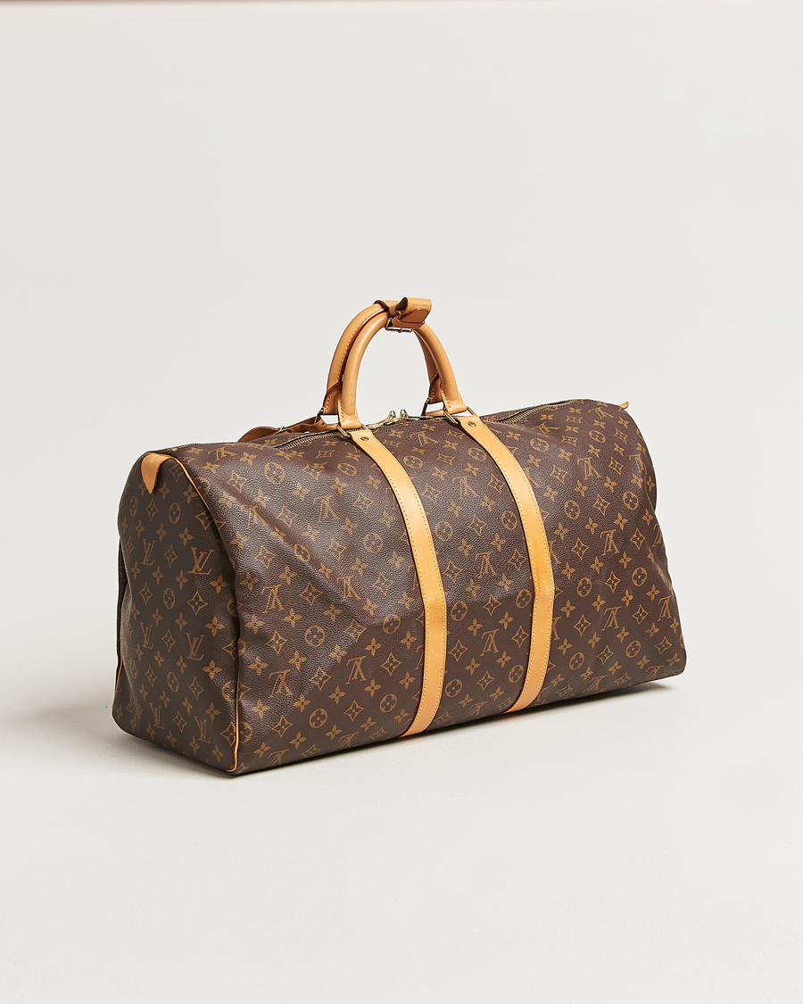 Men | Pre-Owned & Vintage Bags | Louis Vuitton Pre-Owned | Keepall 55 Monogram