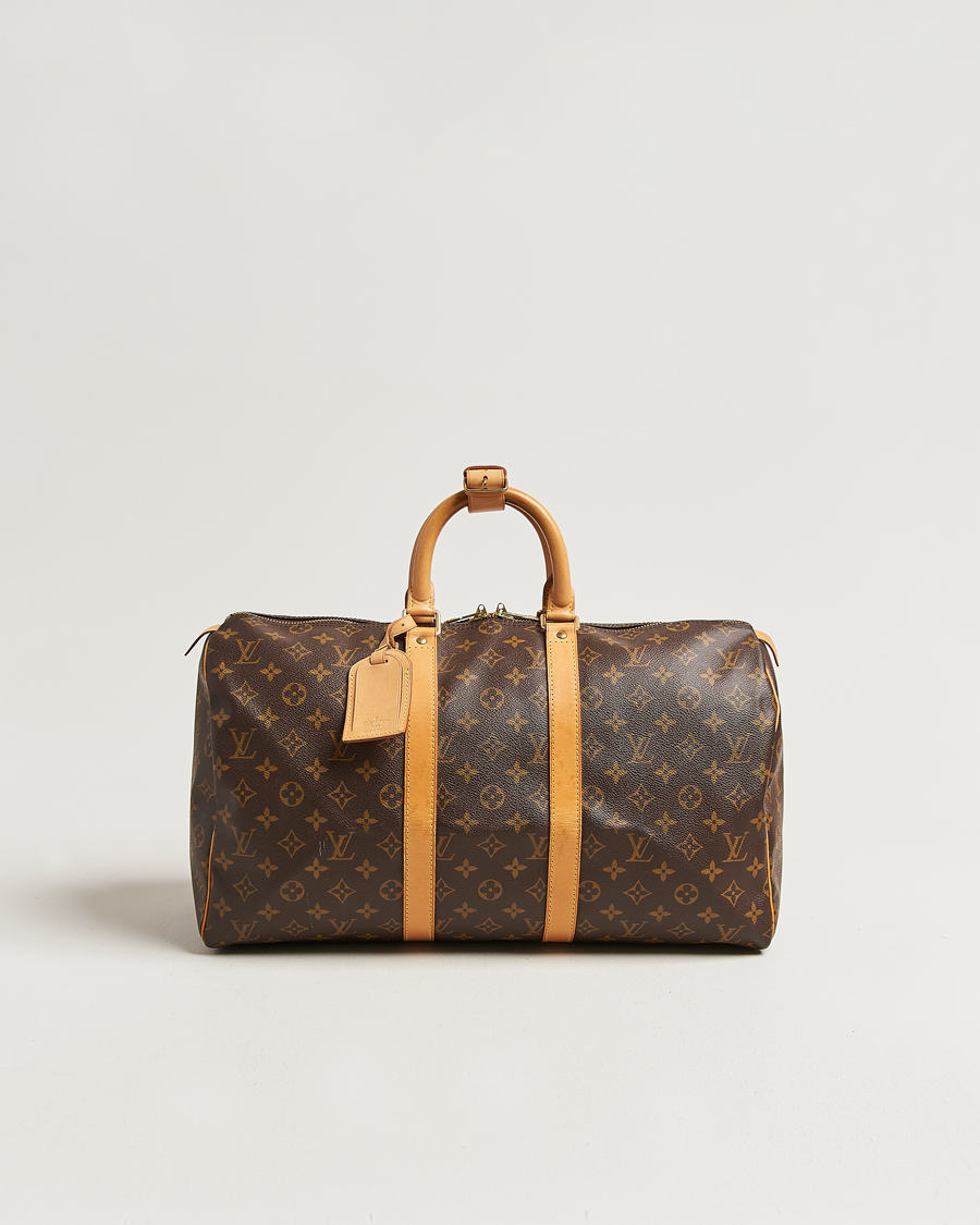 Men | Pre-Owned & Vintage Bags | Louis Vuitton Pre-Owned | Keepall 45 Monogram