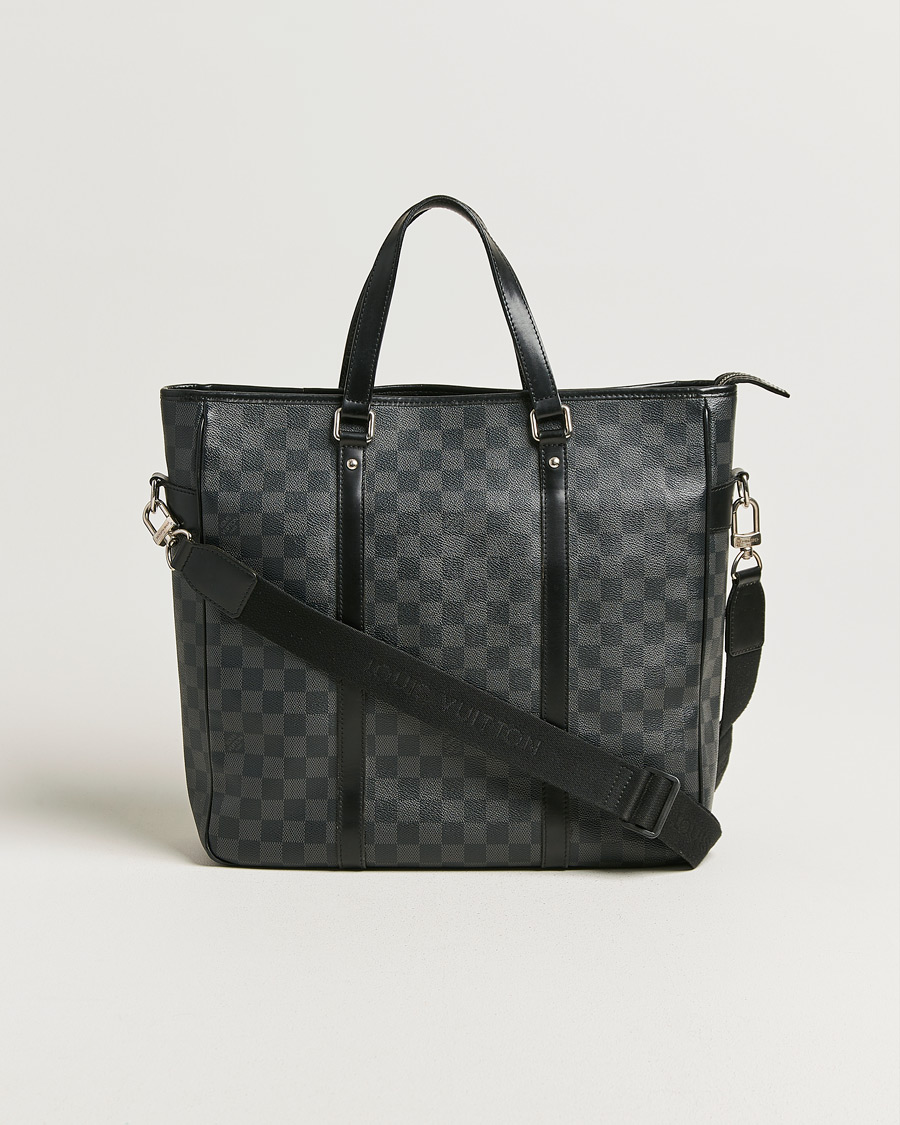 Men | Louis Vuitton Pre-Owned Tadao Tote Bag Damier Graphite | Louis Vuitton Pre-Owned | Tadao Tote Bag Damier Graphite