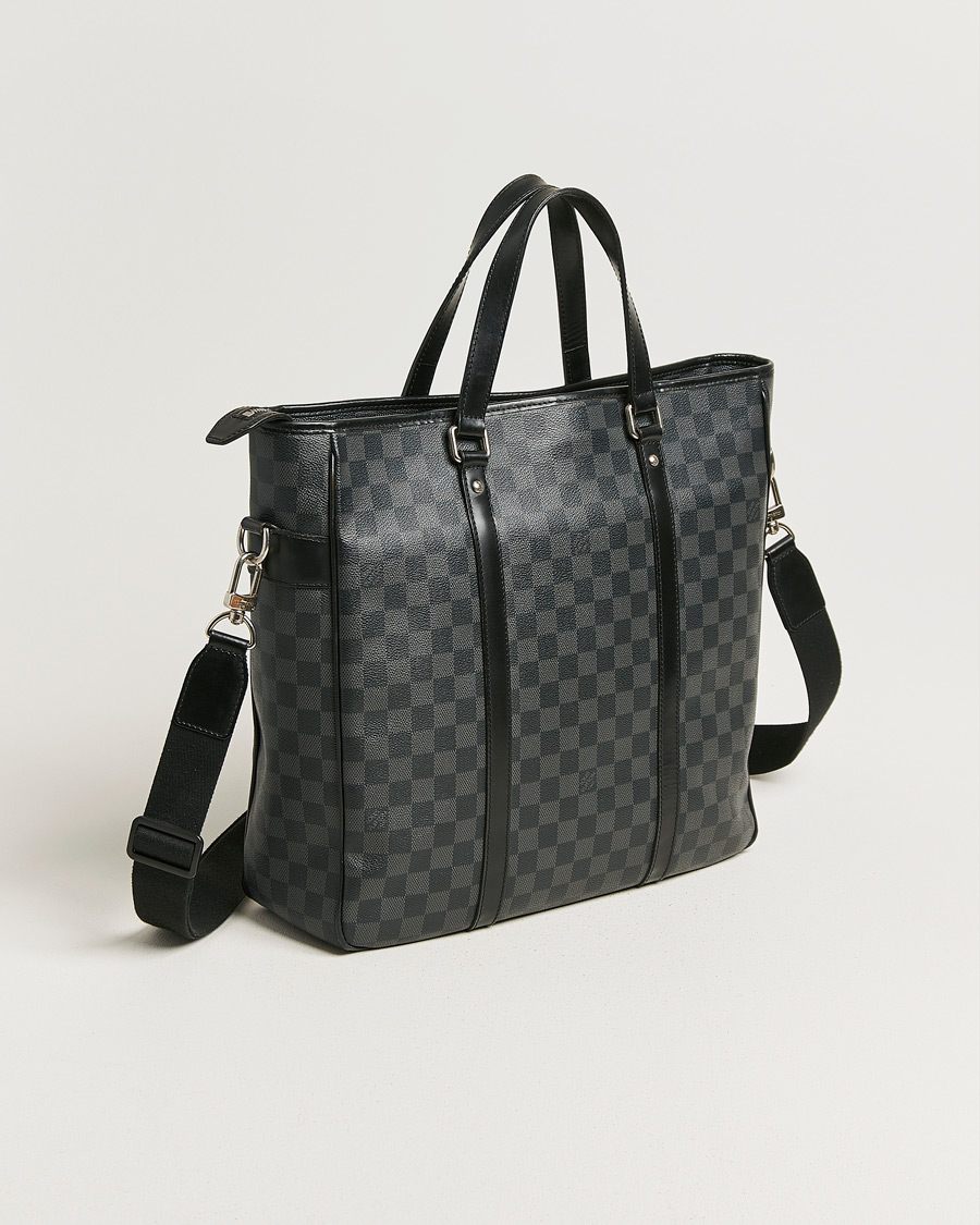 Men | Pre-Owned & Vintage Bags | Louis Vuitton Pre-Owned | Tadao Tote Bag Damier Graphite