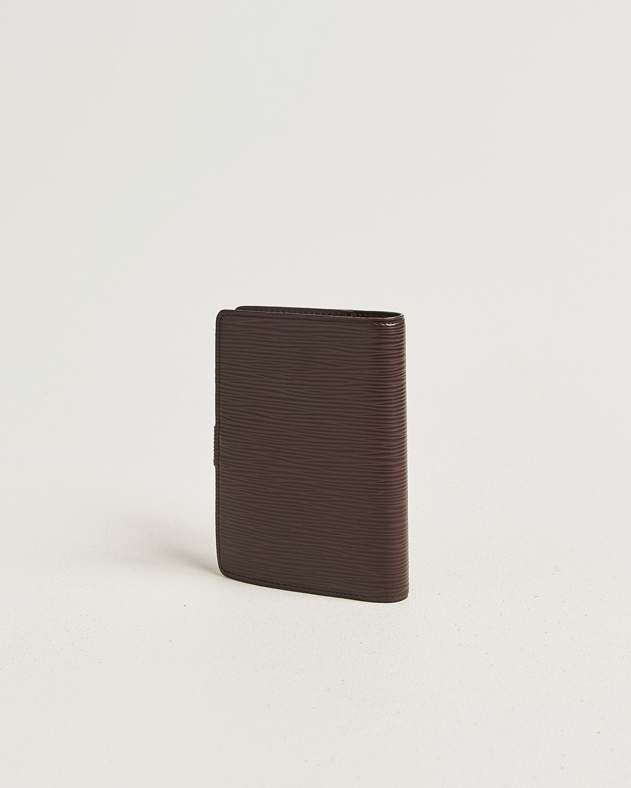 Men | Pre-Owned & Vintage Bags | Louis Vuitton Pre-Owned | Small Ring Agenda Cover Epi Leather Brown