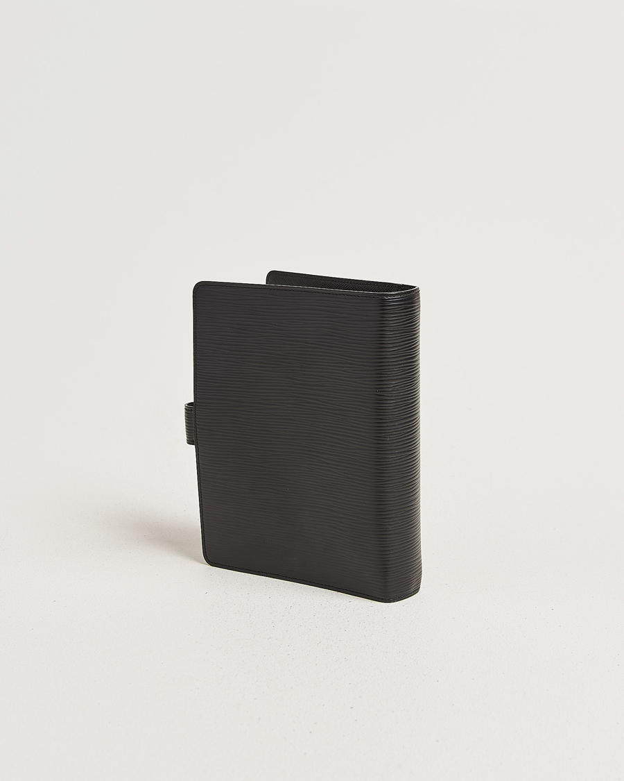 Men | Pre-Owned & Vintage Bags | Louis Vuitton Pre-Owned | Medium Ring Agenda Cover Epi Leather Black