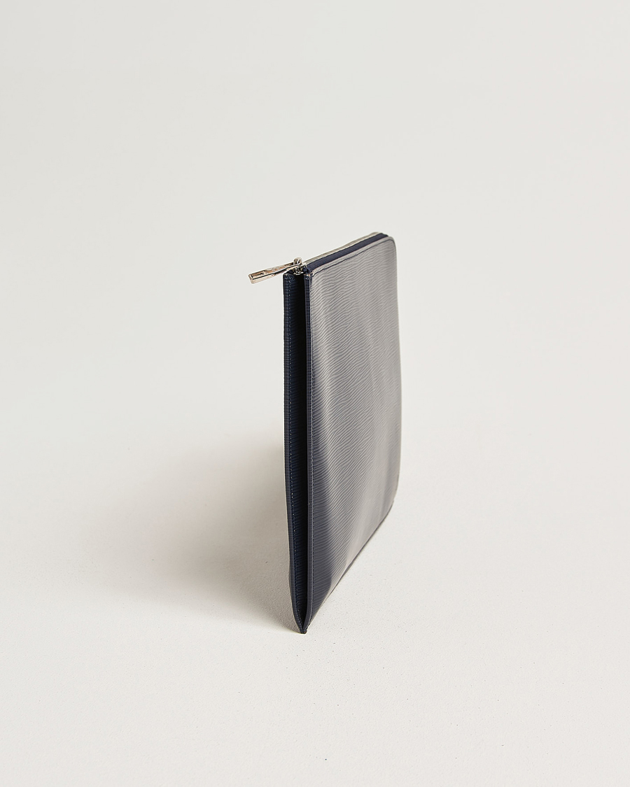 Men | Pre-Owned & Vintage Bags | Louis Vuitton Pre-Owned | Porte Documents Epi Leather Navy