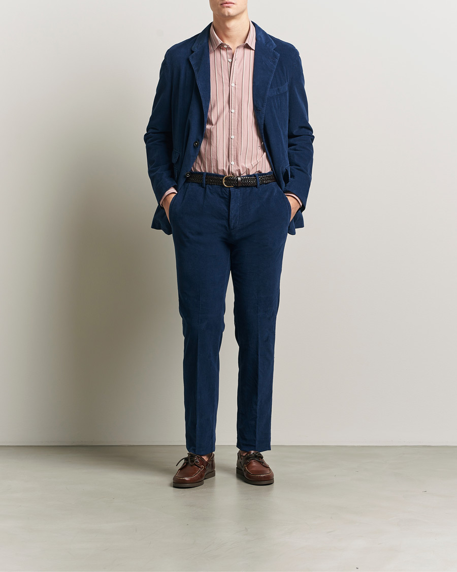 Men | Suits | Massimo Alba | Sloop Corduroy Suit Midnight Blue