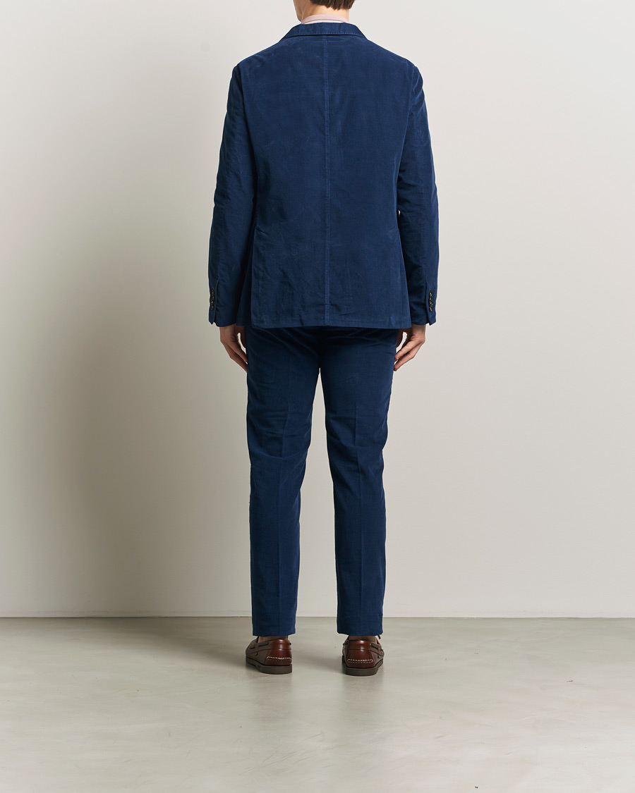 Men | Suits | Massimo Alba | Sloop Corduroy Suit Midnight Blue