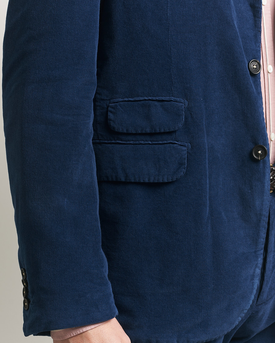 Men | Suits | Massimo Alba | Sloop Corduroy Suit Midnight Blue
