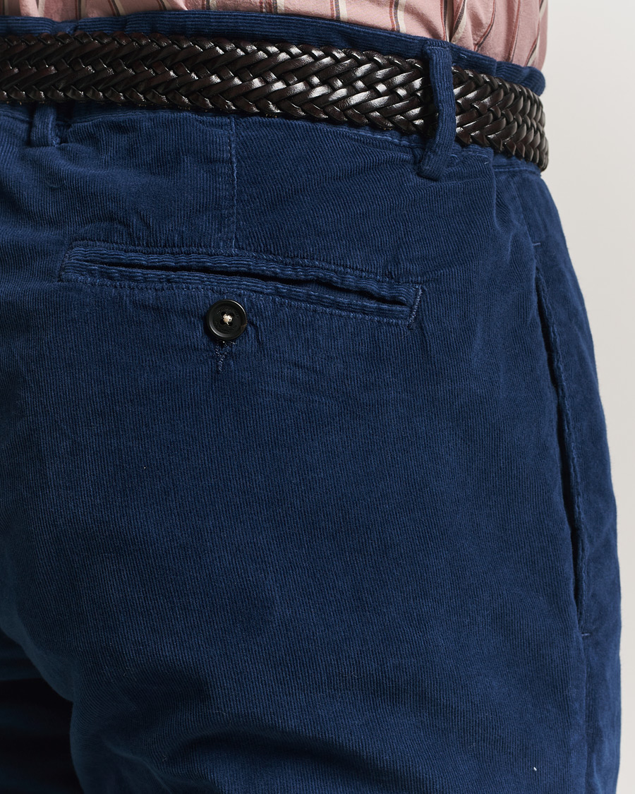 Men | Suits | Massimo Alba | Sloop Corduroy Suit Midnight Blue