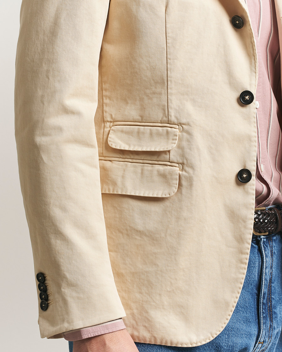 Men | Blazers | Massimo Alba | Sloop Cotton Blazer Light Beige