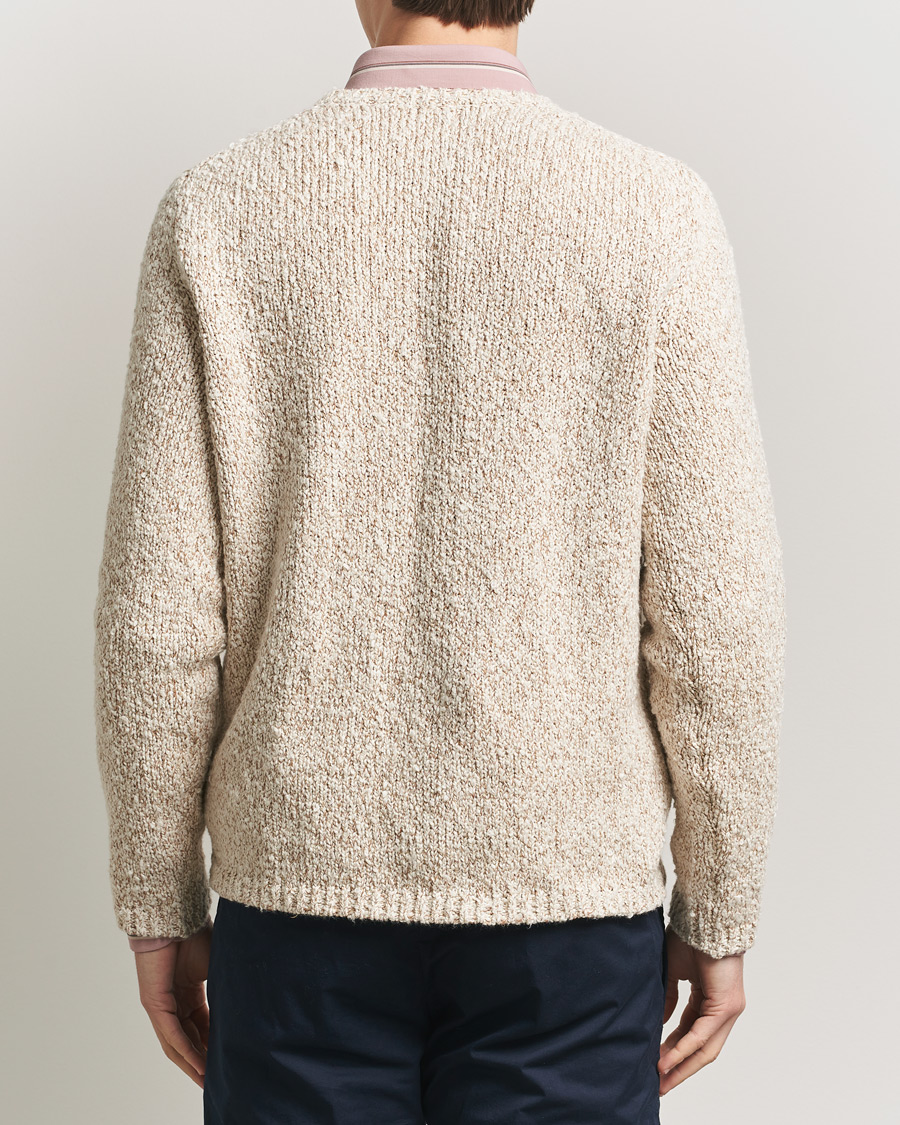 Men | Sweaters & Knitwear | Massimo Alba | Cotton Boucle Sweater Bronze