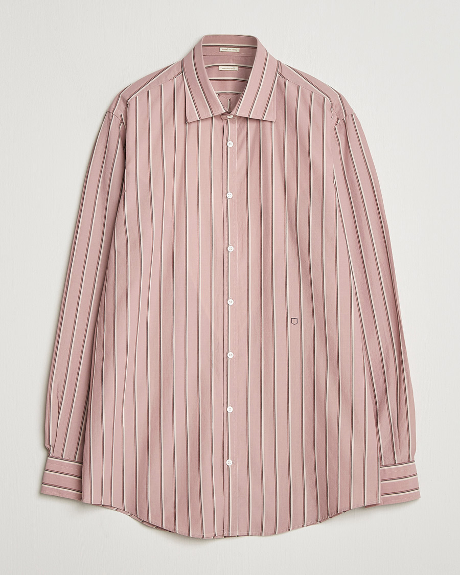 Men | Shirts | Massimo Alba | Genova Striped Shirt Old Rose