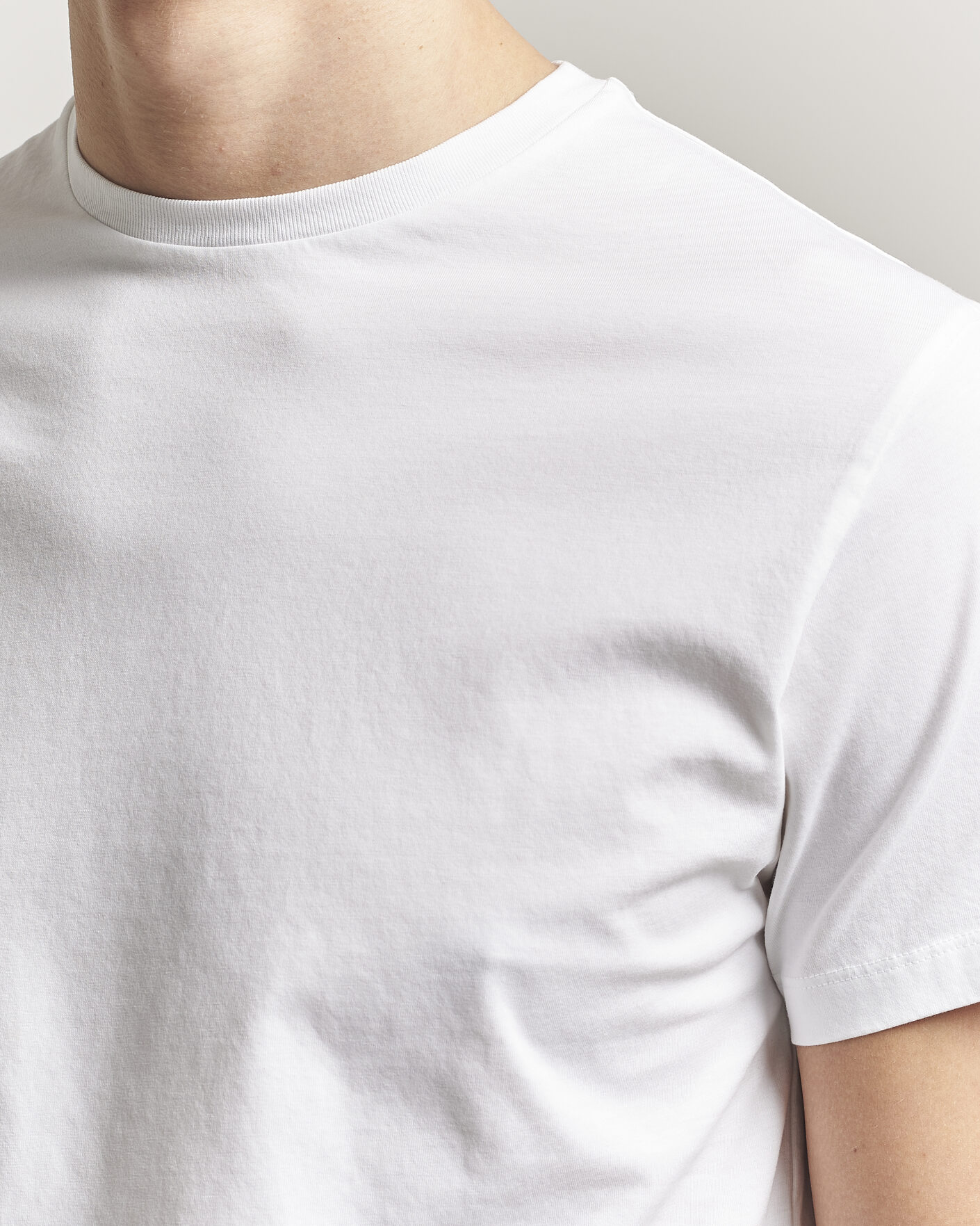 Jil Sander Short Sleeve Basic T-Shirt White at CareOfCarl.com