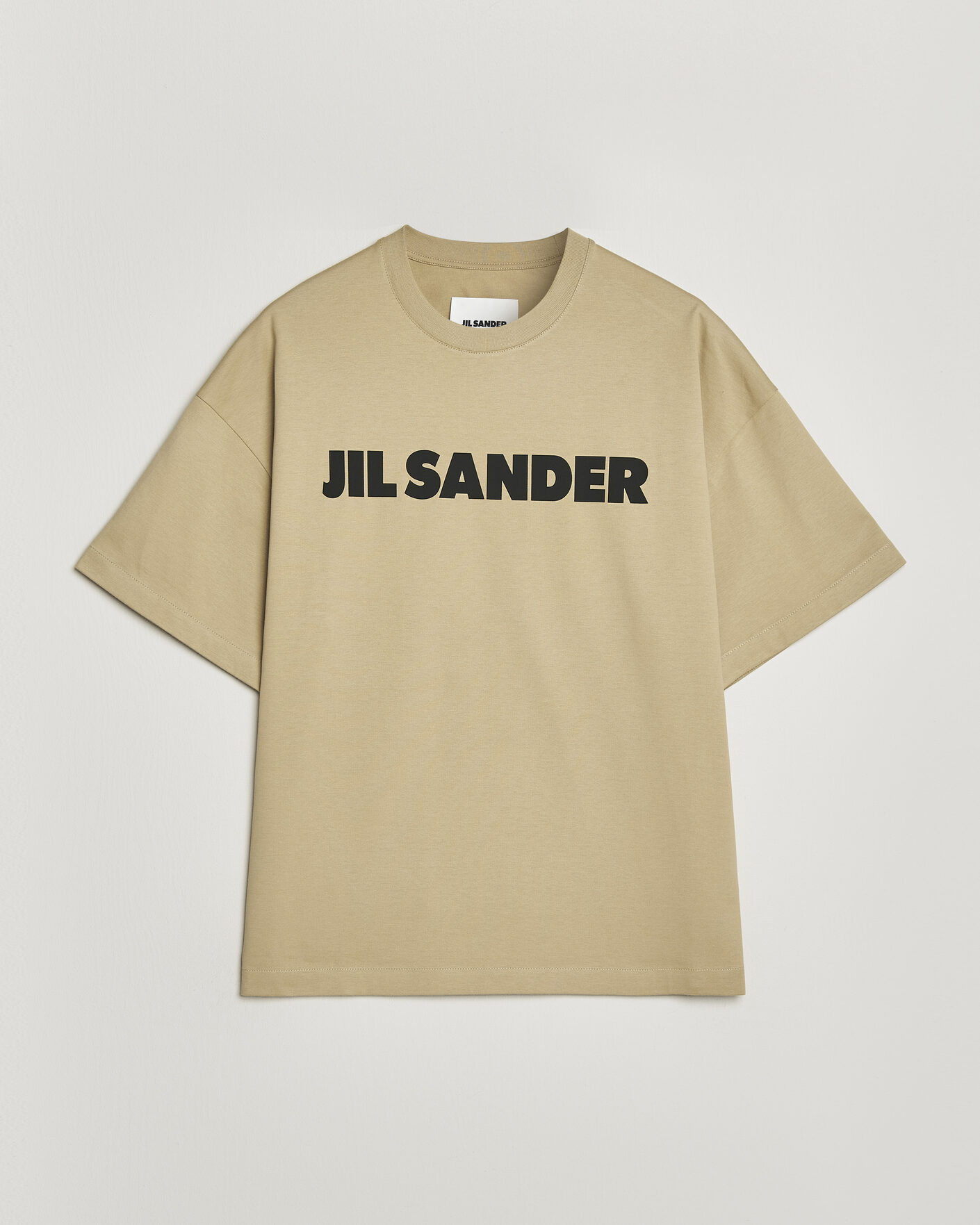 H*B様 JIL SANDER ロゴ Tシャツ ベージュ XL Jil Sander Short Sleeve Logo T-Shirt Khaki at CareOfCarl.com