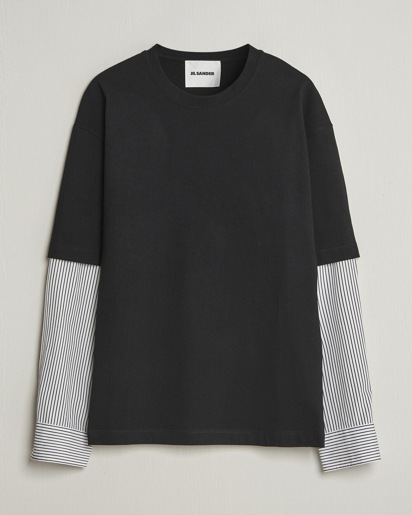 Men | T-Shirts | Jil Sander | Long Sleeve T-Shirt Black