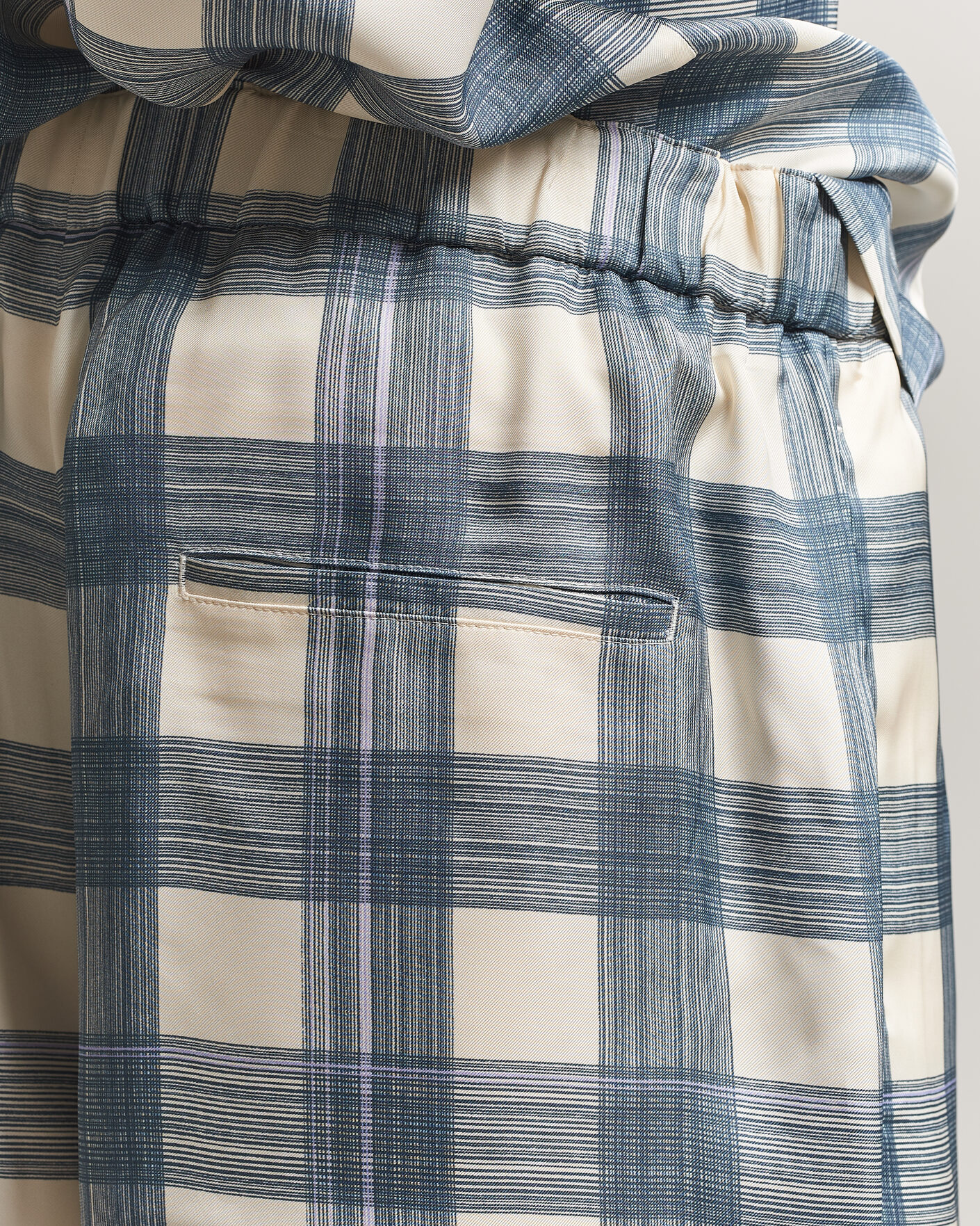 Men | Shorts | Jil Sander | Vichy Check Shorts Blue/White