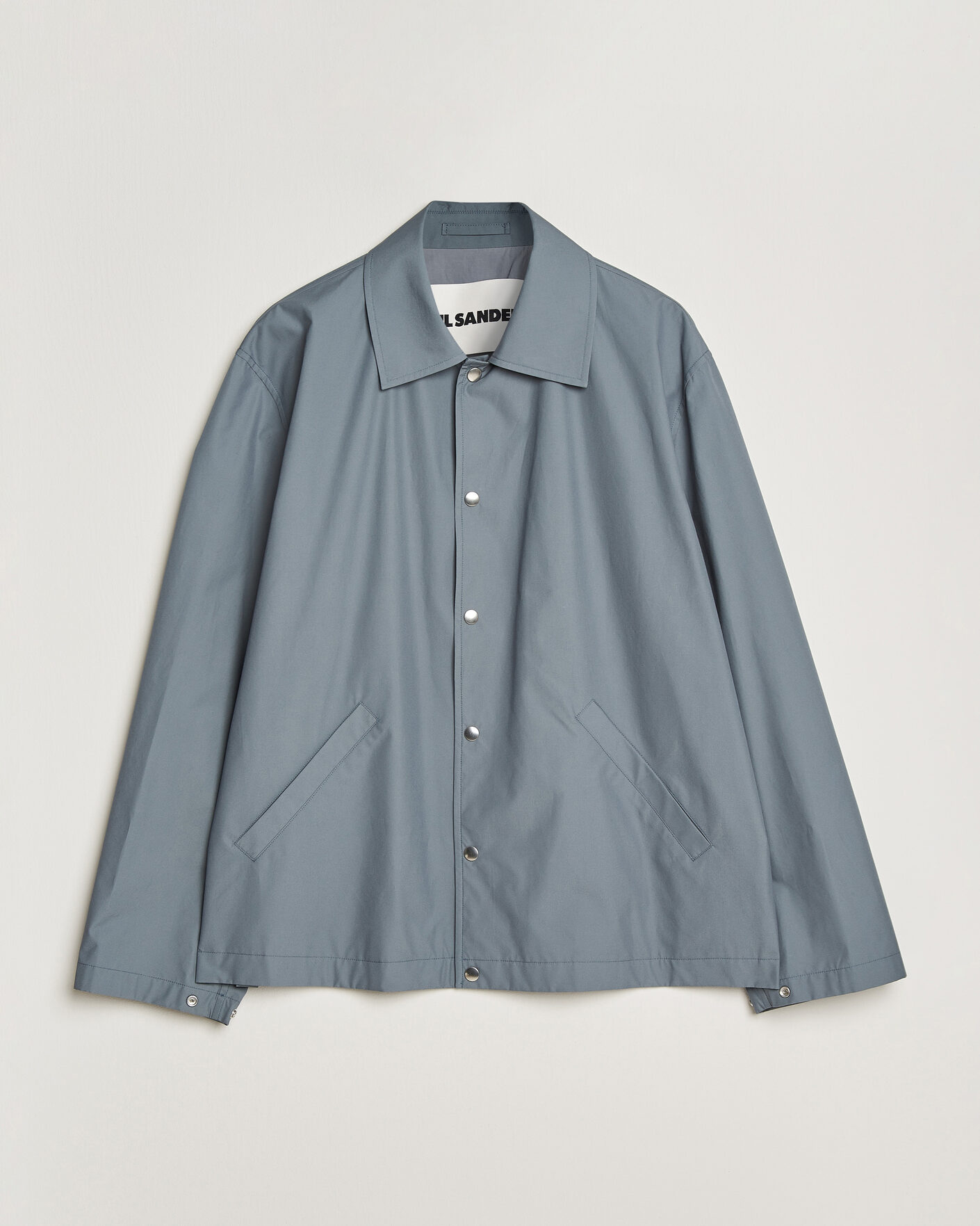 Men | Coats & Jackets | Jil Sander | Back Logo Bomber Jacket Grey