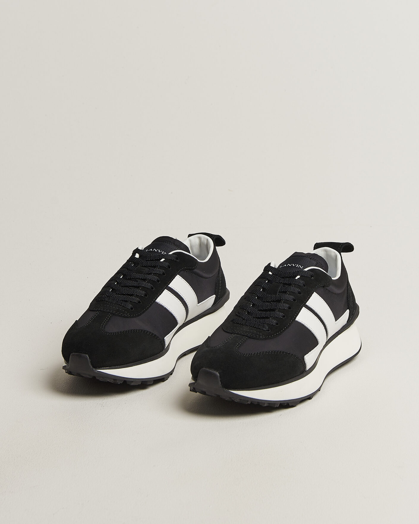 Men | Sneakers | Lanvin | Bumpr Running Sneakers Black/White