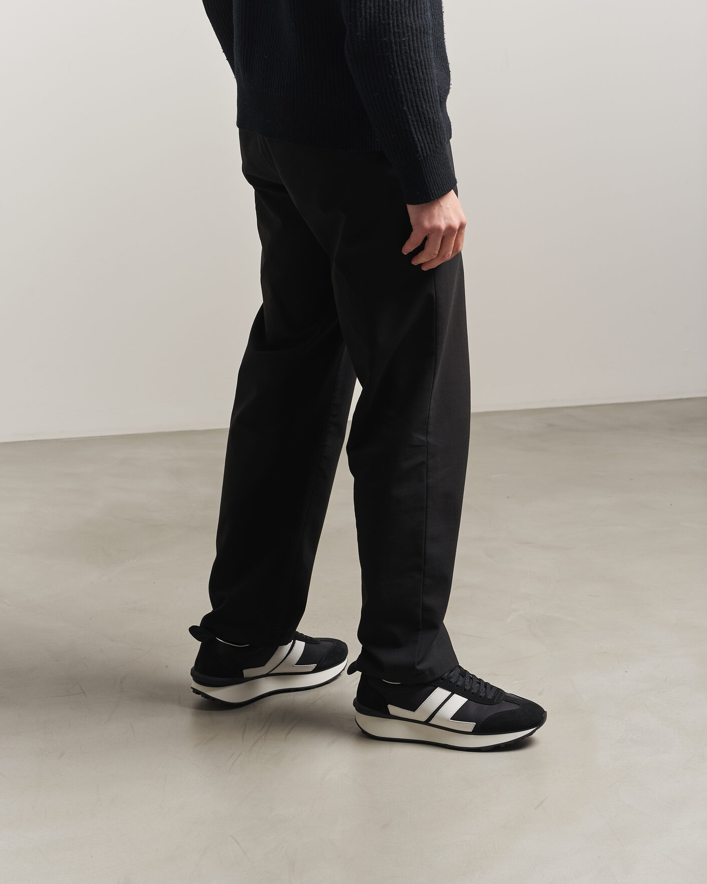 Men | Sneakers | Lanvin | Bumpr Running Sneakers Black/White