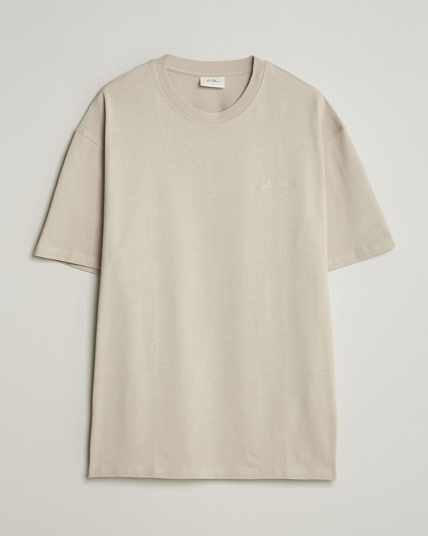 Men | T-Shirts | LES DEUX | Crew T-Shirt Light Sand