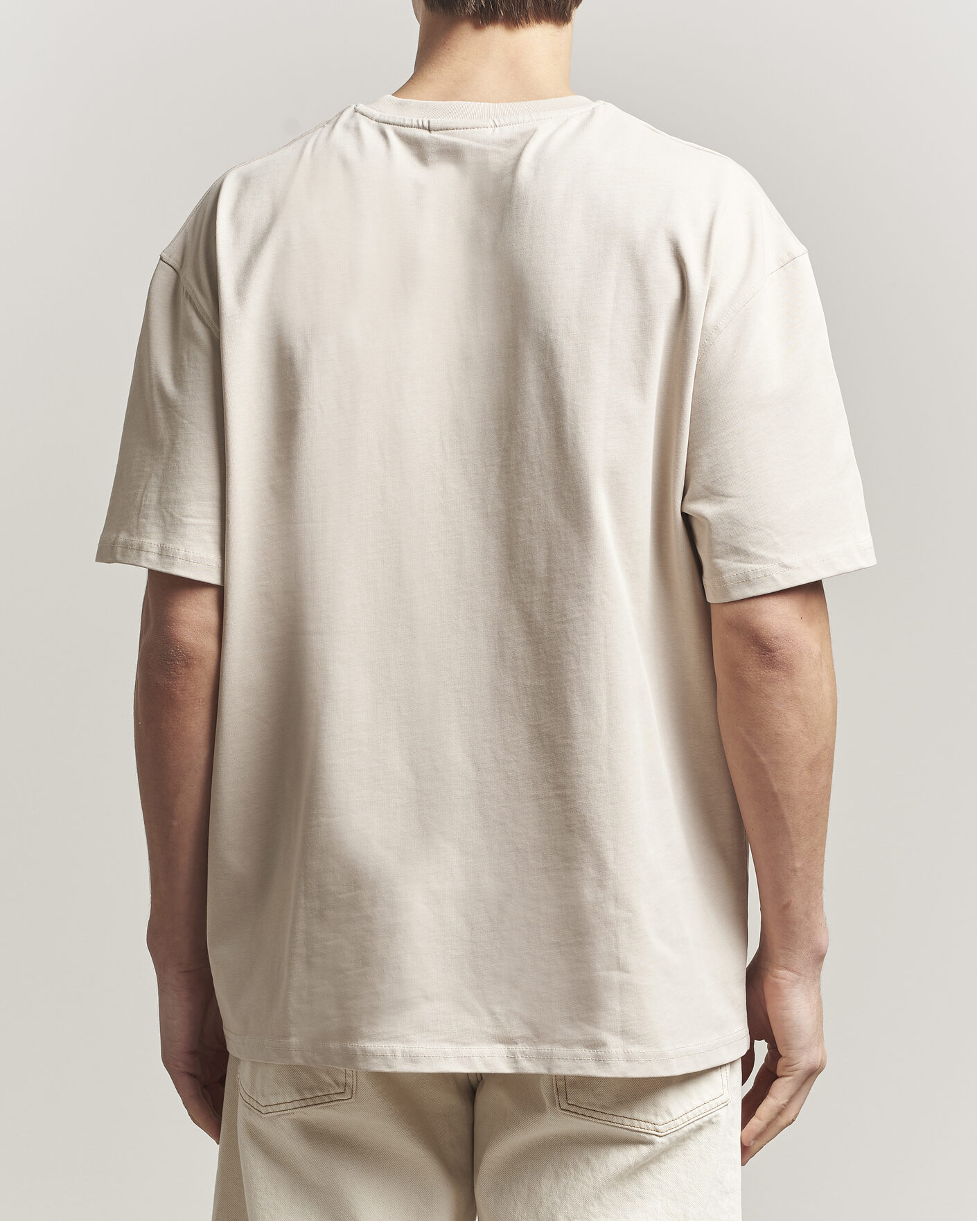 Men | T-Shirts | LES DEUX | Crew T-Shirt Light Sand