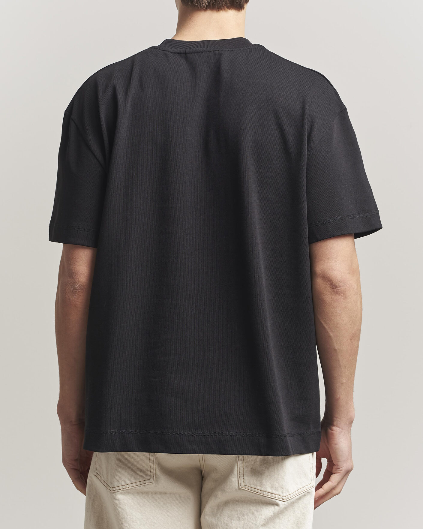 Men | T-Shirts | LES DEUX | Carl Heavyweight T-Shirt Black
