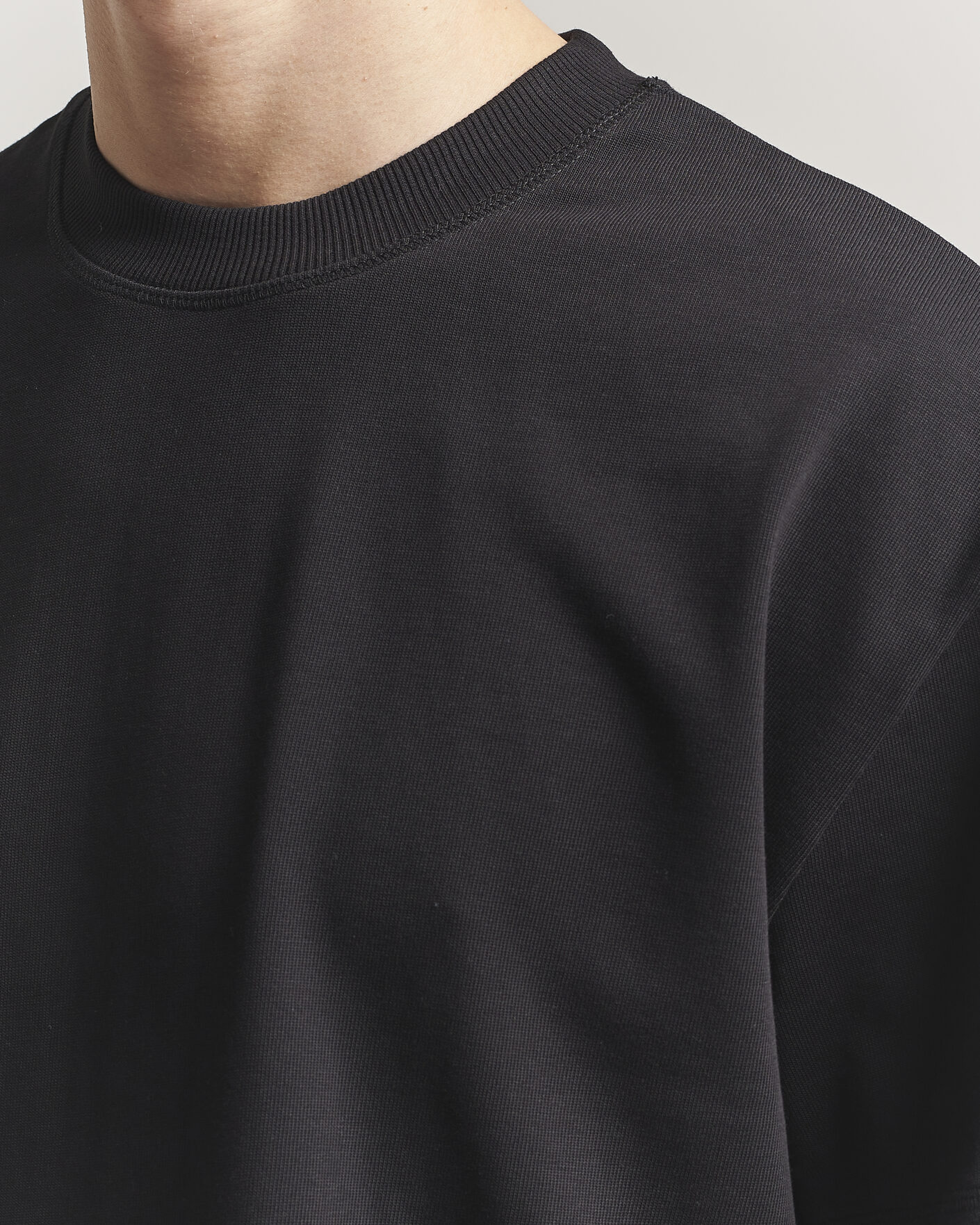 Men | T-Shirts | LES DEUX | Carl Heavyweight T-Shirt Black