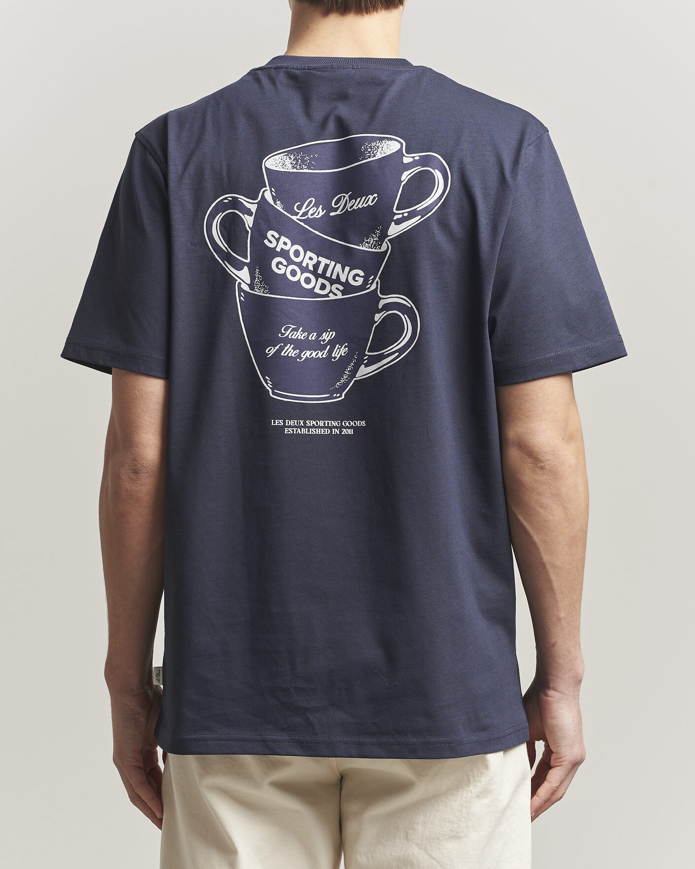 Men | T-Shirts | LES DEUX | Ben Artist T-Shirt Navy